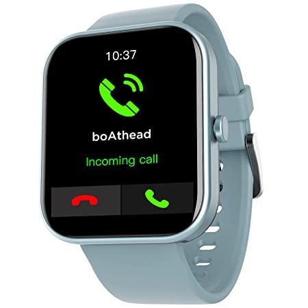 boAt Wave Electra with 1.81" HD Display, Smart Calling Ultra-Seamless Bluetooth Calling Chip, 20 Built-in Watch Faces, 100 + Sports Modes, Menu Personalization, in-Built Games(Cyan)