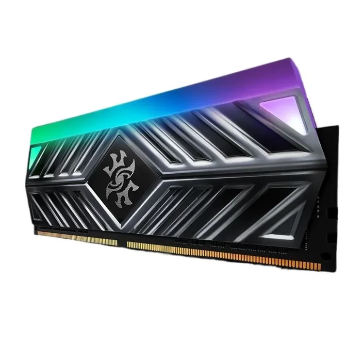 XPG Spectrix D41 8GB DDR4 Desktop RAM (ARGB Light | Heatsink | 3200MHz | Supports Intel® XMP 2.0 Overclocking | For Intel & AMD Base System)