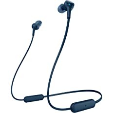 Sony WI-XB400 Wireless Extra Bass in-Ear Headphones with 15 hrs Battery, Quick Charge, Magnetic Earbuds, Tangle Free Cord, BT Ver 5.0, Work from Home,Bluetooth Headset with Mic for Phone Calls (Blue)