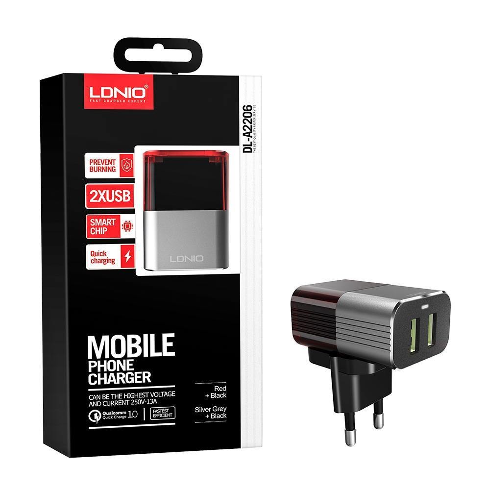 LDNIO A2206 2.4A Home Charge Adapter