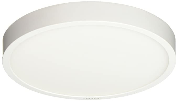 Wipro D641840 Garnet 18-Watt Trimless Panel Light (Neutral White, Round)