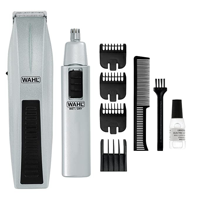 Wahl 5537-420 Mustache and Beard with Bonus Trimmer,High Carbon Steel Blade