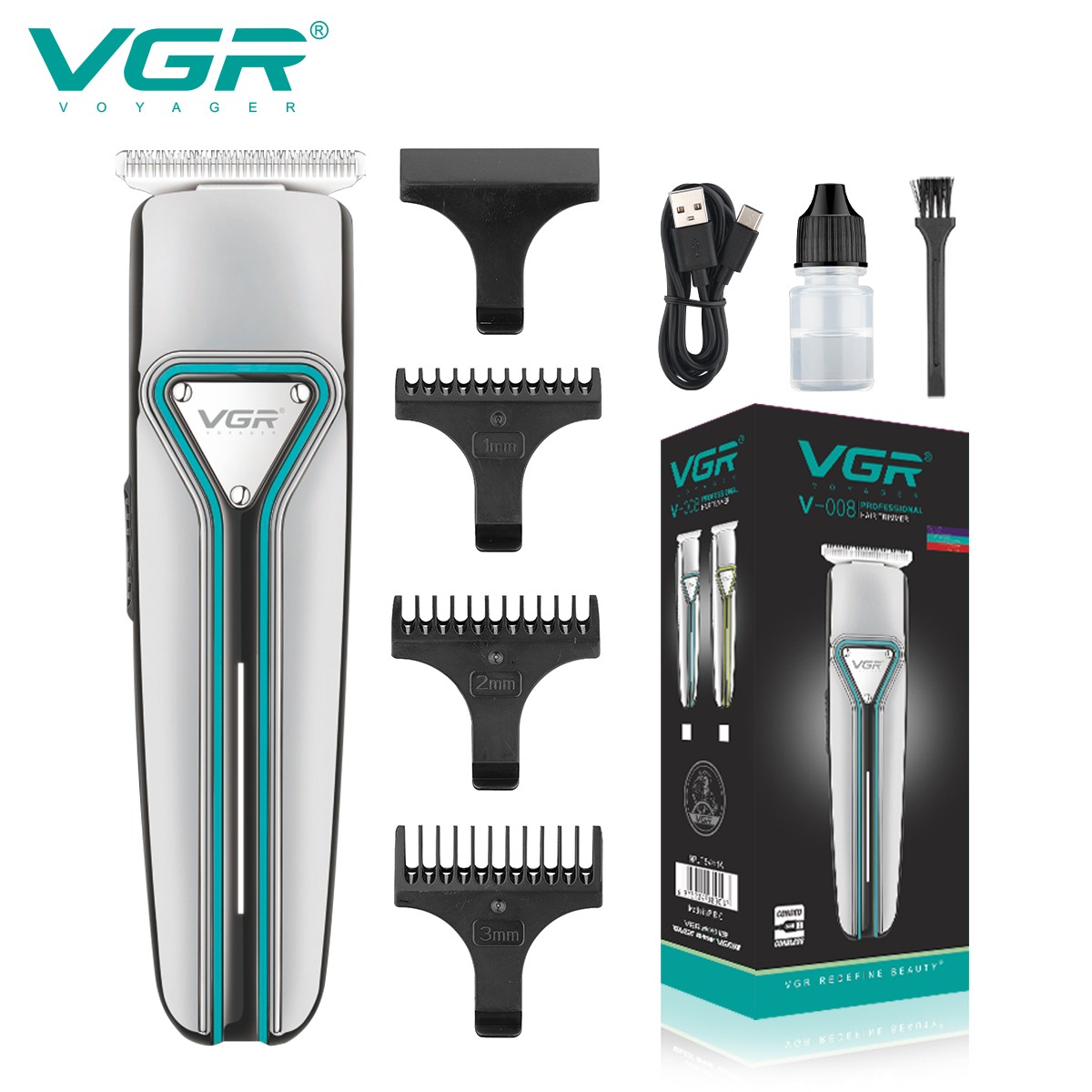 3 Months Warranty Vgr V008 Professional Trimmer The Best Hair Trimmer For  Men Cordless Hair Trimmer lowest price in Nepal