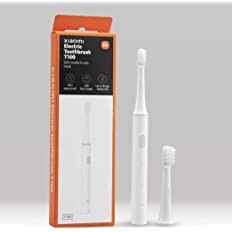 MI Rechargeable Electric Toothbrush T100 for Adults with Dual Pro Mode & USB Fast Charging (White,Pack of 1)