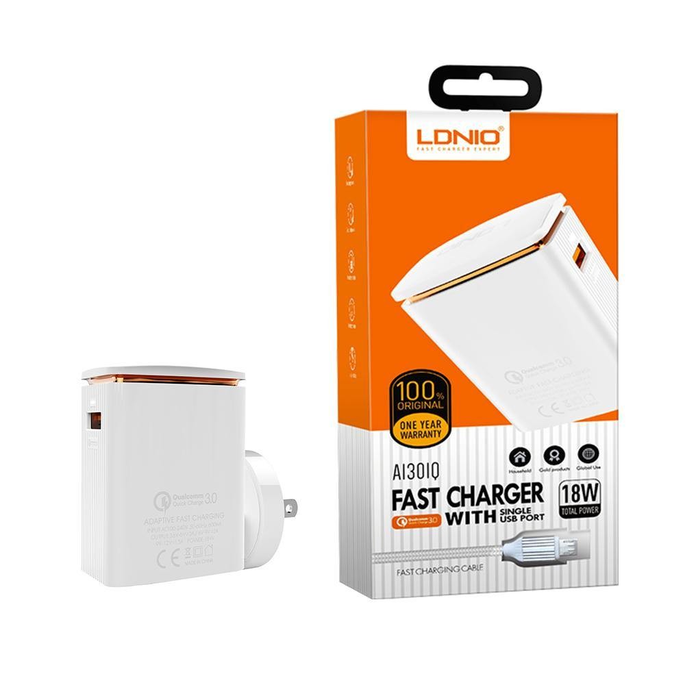 LDNIO  Ask An Expert A1301Q QC3.0 Home Charge Adapter
