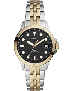 Fossil Fb-01 Analog Black Dial Women's Stainless steel Watch-ES4745, Water Resistant