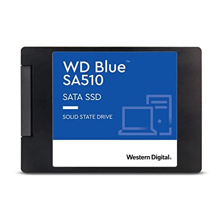 Western Digital WD Blue SA510 SATA 250GB, Up to 550MB/s, 2.5 Inch, 5Y Warranty, Internal Solid State Drive (SSD) (WDS250G3B0A) for Laptop,Desktop