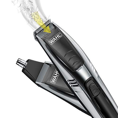 Wahl 09870-024 Vaccum Trimmer (Black) Rechargeable, Alloy Steel