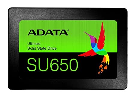 A-DATA Ultimate SU650 3D NAND 120GB Solid State Drive - Black - ASU650SS-120GT-R