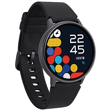 Fastrack Reflex Play|1.3” AMOLED Display Smart Watch with AOD|Premium Metallic Body|Animated Watchfaces|in-Built Games|BP & Sleep Monitor|24x7 HRM|SpO2|Multiple Sports Modes|Upto 7 Day Battery|IP68