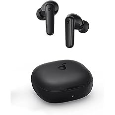 ANKER Soundcore R50i True Wireless in-Ear Earbuds, TWS with 30H+ Playtime, Clear Calls & High Bass, IPX5-Water Resistant, Soundcore Connect App with 22 Preset EQs, Quick Connectivity, Black Color