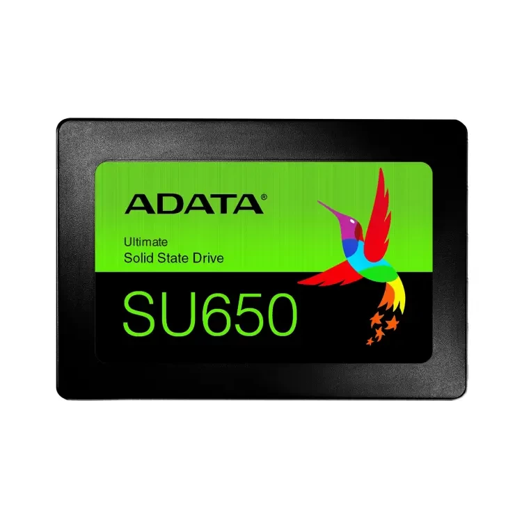 ADATA Ultimate SU650 2.5" SATA SSD (SATA III 6Gb/s | 3D NAND Flash | R/W Up to 520/450 MB/s | SLC Caching | For Laptop & Desktop)