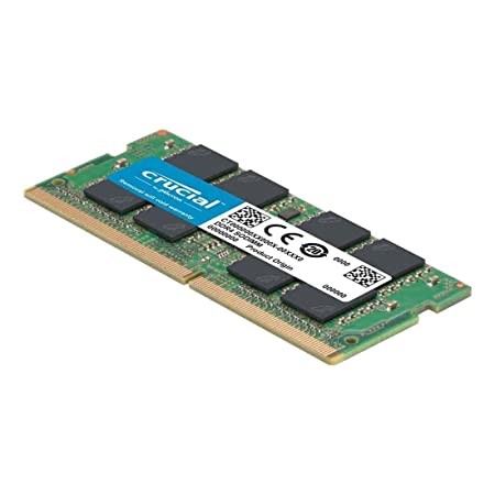 Crucial Basics 16GB DDR4 1.2v 2666Mhz CL19 SODIMM RAM Memory Module for Laptops and Notebooks, Green
