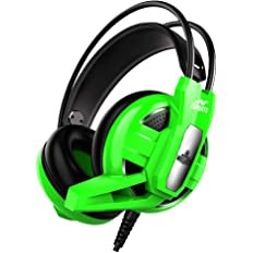 Ant Esports H520W World of Warships Edition Wired Over Ear Headphones with Mic (Green)