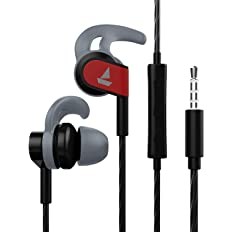 boAt Bassheads 242 in Ear Wired Earphones with Mic(Active Black)
