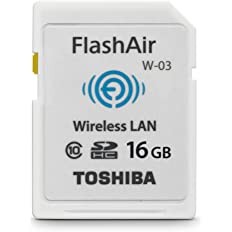 Toshiba Flash Air III Wireless SD Memory Card 16GB (PFW016U-1CCW)