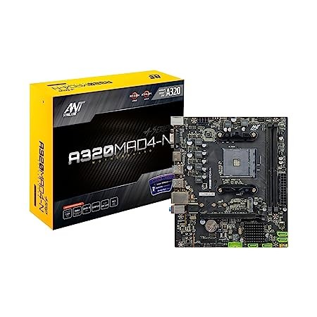 Ant Sports A320MAD4-N mATX Gaming Motherboard AM4 DDR4