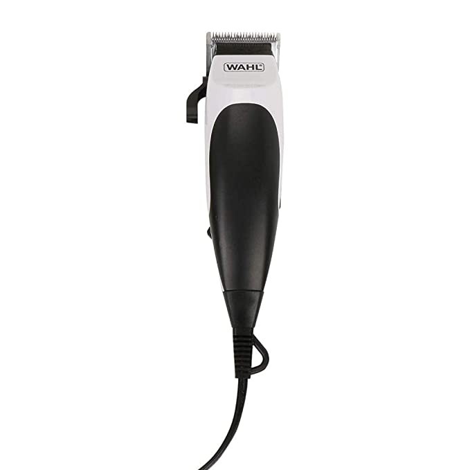 Wahl 9243-4724 Corded Home Cut Complete Hair Cutting Clipper; 10 Cutting Lengths; Alloy Steel, Thumb Adjustable Taper; Black, Stainless Steel, Unisex-Adults
