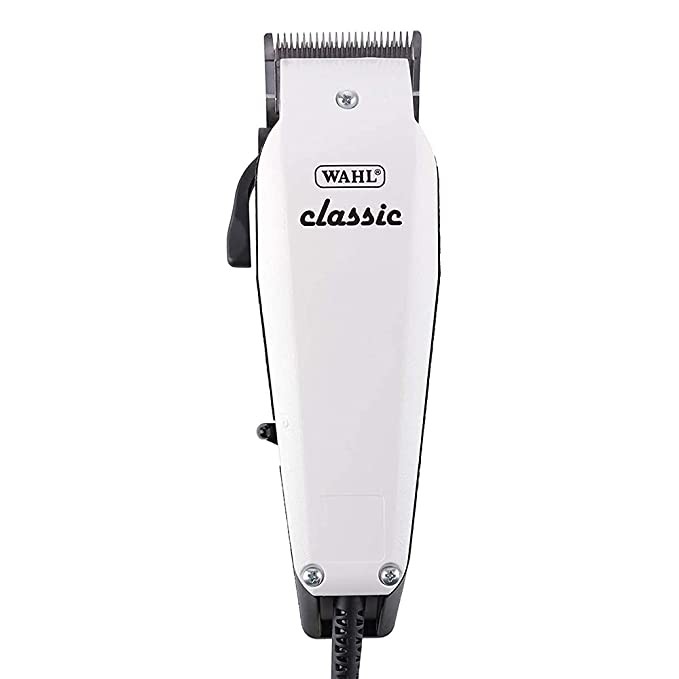 Wahl 08747-024 Corded Classic Series Clipper;Item Dimensions LxWxH 16 x 7 x 21.5 Centimeters 6000 Rpm; 1-2 Mm Cutting Lengths; Taper Blades For Tapering And Fading; White , Unisex