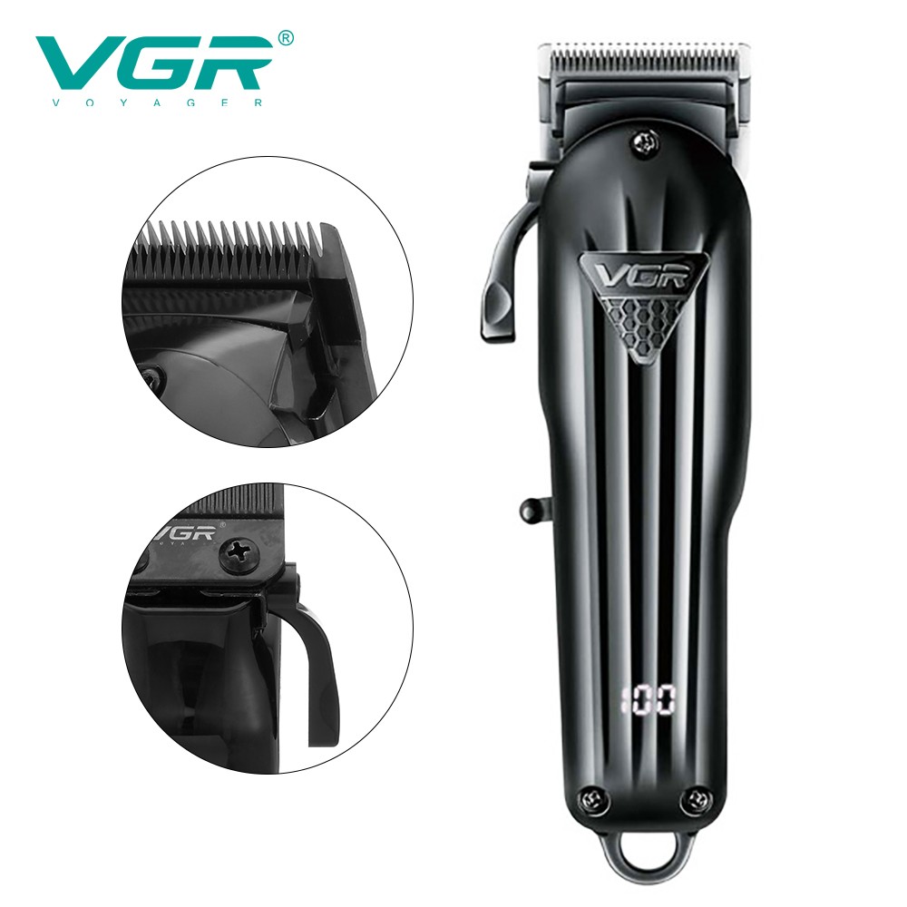 2022 Model VGR V-282 New Electric Hair Clipper Gradient Electric Clipper Blade Adjustable USB Rechargeable Electric Clipper No Ratings