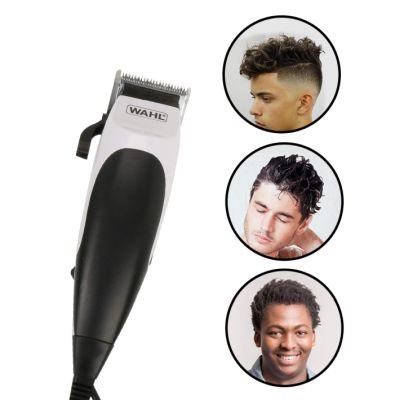 Wahl 9243-4724 Corded Home Cut Complete Hair Cutting Clipper; 10 Cutting Lengths;Thumb Adjustable Taper; Black