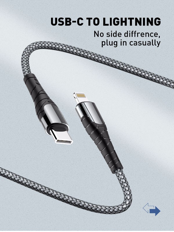 1 Year Gurantee Ldnio LS111 Type C to Iphone Lightning Cable Fast Charging PD Cable