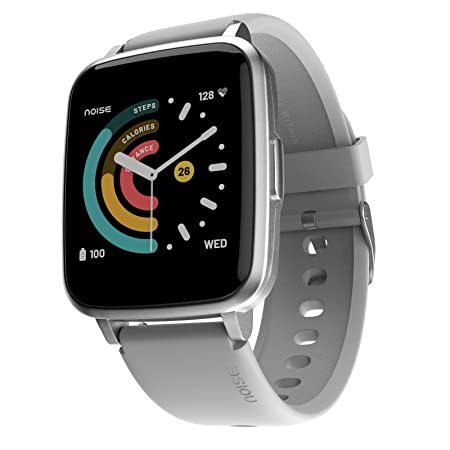 Noise ColorFit Pulse Spo2 Smart Watch 1.4" Full Touch HD Display, 10 Days Battery Life with Heart Rate, Sleep Monitoring & IP68 Waterproof (Mist Grey)