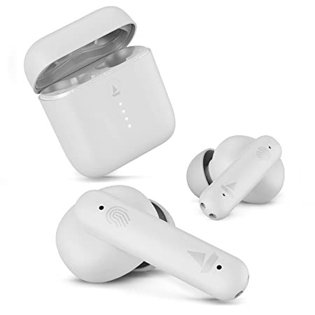 boAt Airdopes 141 Bluetooth Truly Wireless in Ear Headphones with 42H Playtime, Beast Mode(Low Latency Upto 80ms) for Gaming, ENx Tech, IWP, IPX4 Water Resistance, Smooth Touch Controls(Pure White)