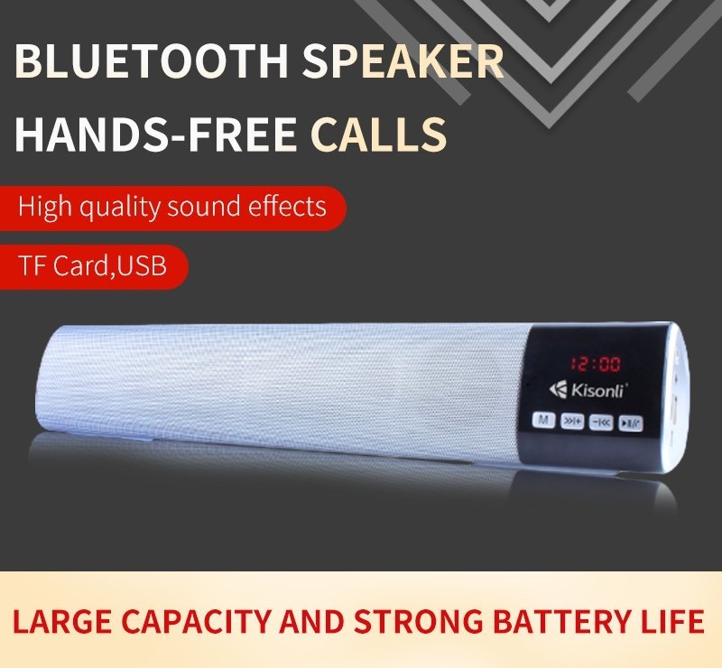 Kisonli LED 800B Sound Bar / Bluetooth Speaker / TV Bluetooth