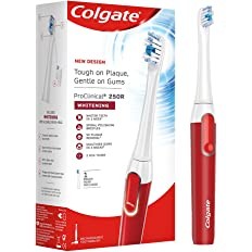 Colgate ProClinical 250R Whitening Battery Powered electric Toothbrush for adults - 1 Pc