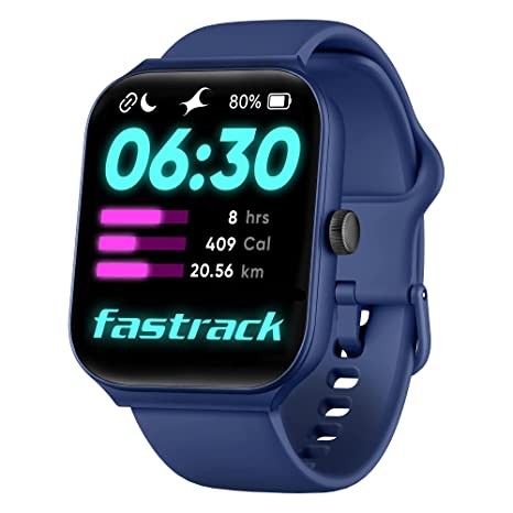 Fastrack New Limitless FS1 Smart Watch|Biggest 1.95" Horizon Curve Display|SingleSync BT Calling v5.3|Built-in Alexa|Upto 5 Day Battery|ATS Chipset with Zero Lag|100+ Sports Modes|150+ Watchfaces