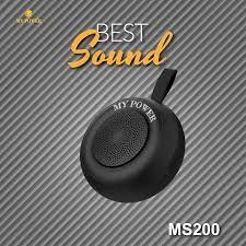 MyPower MS200 Portable Bluetooth speaker, Waterproof Speaker, High Sound Quality, Small size Black Color Speaker MS200