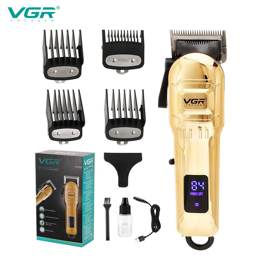 2021 VGR V-268 2000mAh Barber Professional Hair Clipper LCD Digital Display  Rechargeable Clipper Cord & cordless Hair Trimmer lowest price in Nepal