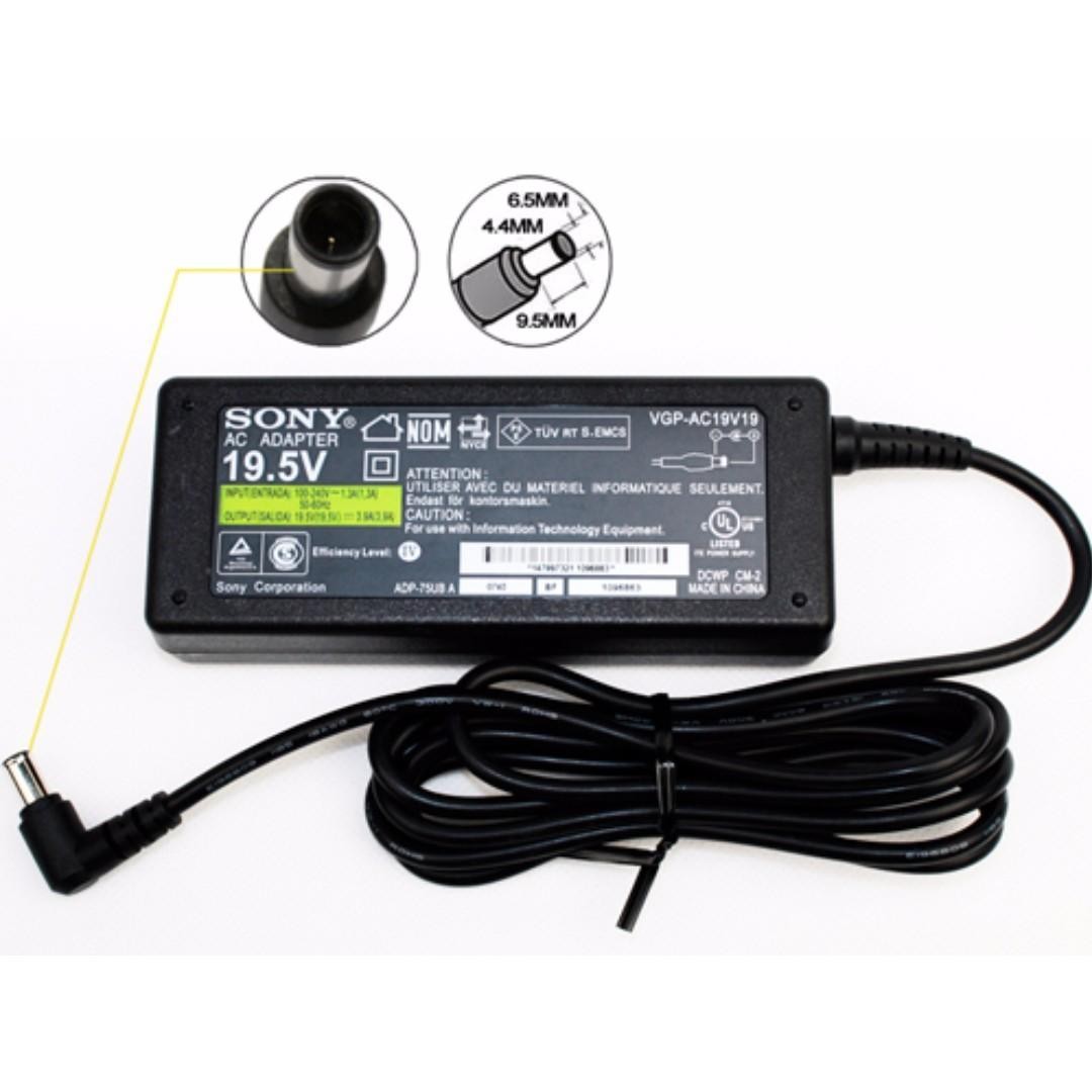 Laptop Charger For Sony 90W With 6 Months Replacement Guarantee