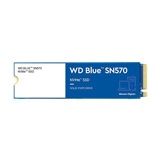 Western Digital WD Blue SN570 NVMe 1TB, Upto 3000MB/s, with Free 1 Month Adobe Creative Cloud Subscription, WD SN570 SSD, 5 Y Warranty, PCIe Gen 3 NVMe M.2 (2280), Internal Solid State Drive (SSD) (WD