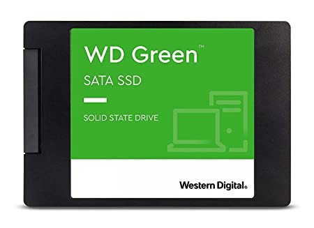 Western Digital WD Green SATA 240GB, Up to 545MB/s, 2.5 Inch/7 mm, 3Y Warranty,NAND, Internal Solid State Drive (SSD) (WDS240G3G0A) for Laptop,Desktop