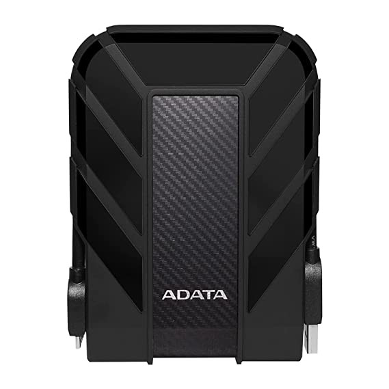 ADATA HD710 Pro 2TB 3.5 inch/8.89 cm SATA III External Hard Drive/HDD with IP65 Rating Black, for Windows with Waterproof and Shockproof Technology - AHD710P-2TU31-CBK