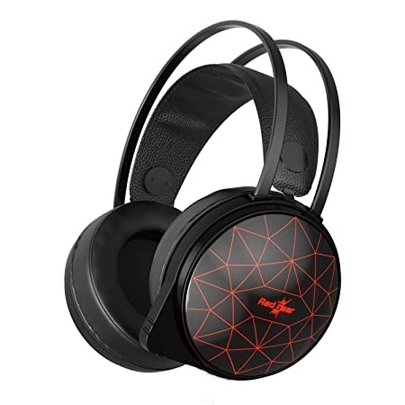 Redgear Cosmo Nova Wired Over Ear Headphones with Mic (Black), Designed for Long Gaming Session , 1 year warranty