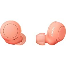 Sony WF-C500 Truly Wireless Bluetooth Earbuds with 20Hrs Battery, True Wireless Earbuds with Mic for Phone Calls, Quick Charge, Fast Pair, 360 Reality Audio, Upscale Music - DSEE, App Support - Orange