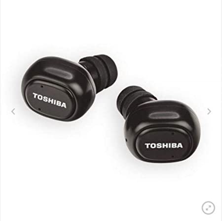 TOSHIBA RZE-BT800E Truly Wireless Bluetooth in Ear Earbuds with Mic (Black)