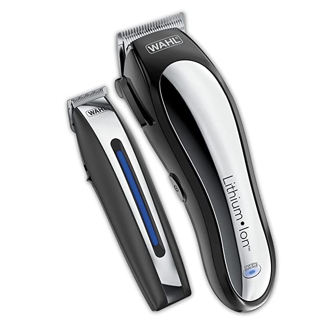 Wahl 79600-2101 Lithium Ion Cordless Clipper, Stainless Steel