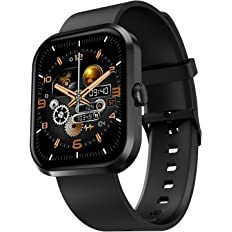 Fire-Boltt Pioneer 1.95" Smart Watch, High Resolution 320 * 385 Bluetooth Calling with 500 + Watch Faces, Always On, Rotating Bezel, AI Voice Assistant, Built in Calculator (Black)