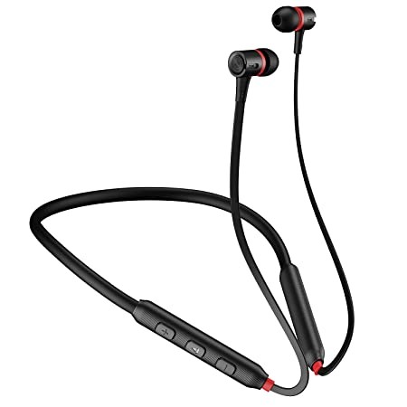 boAt Rockerz 245 pro Bluetooth Neckband in Ear with Mic, Beast Mode(Super Low Latency) for Gaming, ENx Tech for Clear Calls, ASAP Charge, 20HRS Playtime,IPX4, Dual Pairing & BT v5.3(Fiery Black)