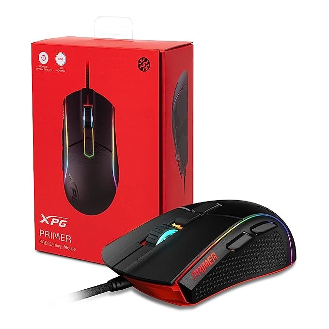 A-DATA XPG Primer 12000 DPI Optical Black Gaming Mouse (USB)