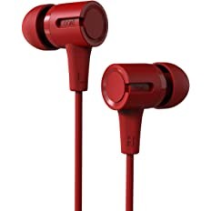 boAt Bassheads 102 in Ear Wired Earphones with Mic(Fiery Red)