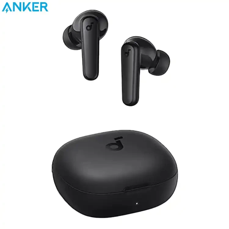 Anker Soundcore R50i Black True Wireless (TWS) Earbuds 10mm Drivers with Big Bass, Bluetooth 5.3, 30H Playtime, IPX5 Water Resistant, AI Clear Calls