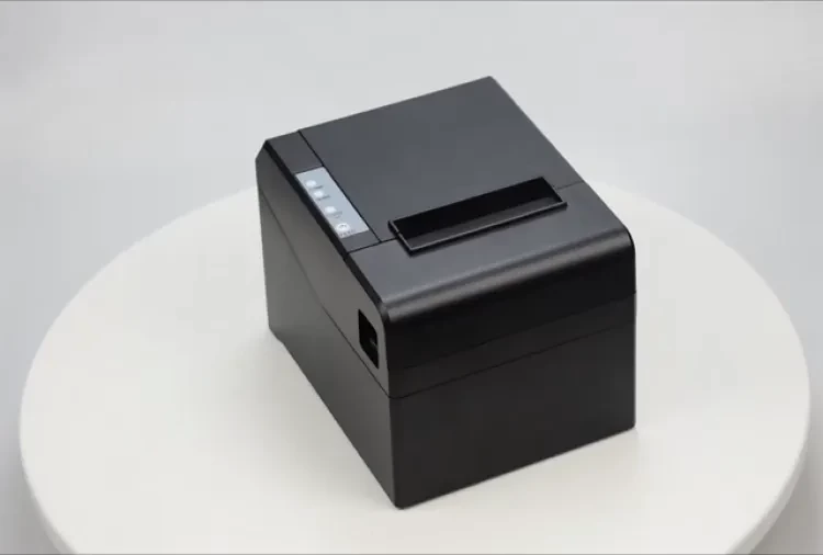 HBAPOS 8330 Thermal Bill Printer (Max 72 mm Print | Max 80 mm Paper Size | Auto Paper Cutter | 1D & QR Code Print | USB & LAN Interface)