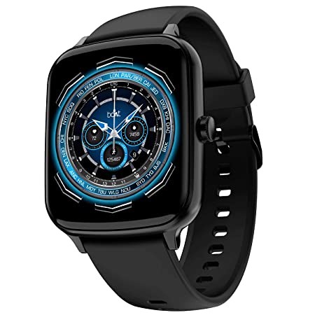boAt Wave Style Call with Advanced Dedicated Bluetooth Calling Chip, 600+ Watch Faces, 1.69" HD Display, Health Ecosystem, Live Cricket Scores, Quick Replies, HR & SpO2(Active Black)