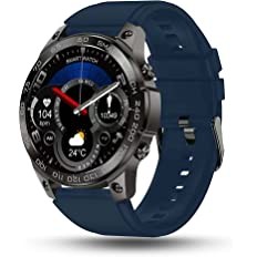 Pebble Cosmos Endure 1.46" AMOLED Always-On Display Bluetooth Calling IP68 Waterproof Smartwatch 466 * 466 (Glacier Blue)Advanced Bluetooth Calling,Multiple Watch Faces