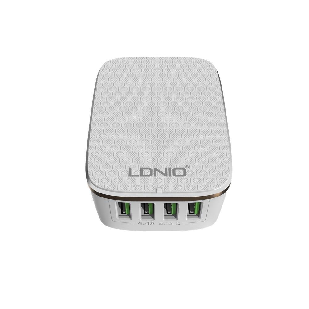 LDNIO A4404 4 USB Ports Home Charge Adapter